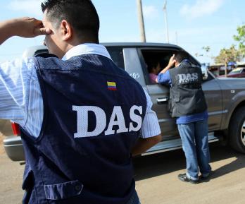 Miembros del DAS.