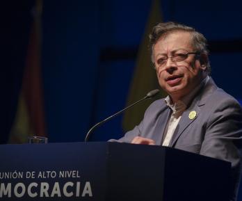 Petro habló sobre gesto de puño arriba