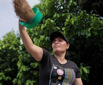 Mujer en reincorporación.