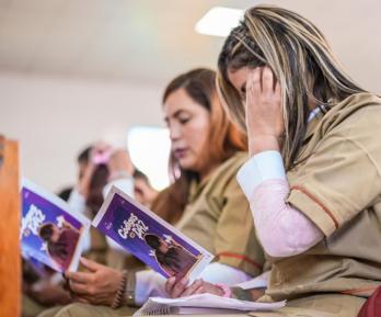 Mujeres privadas de la libertad con educación. / Foto: MinEducación.