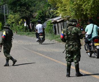 Secuestro de funcionarios de la gobernación del Cauca. / Foto: AFP.