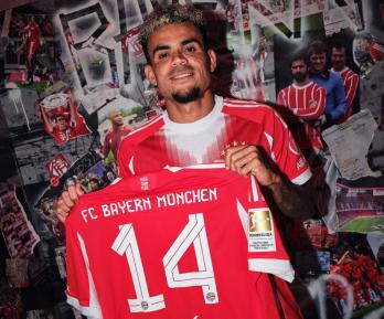 Luis Díaz, fichaje del Bayern. / Foto: X Bayern Múnich.