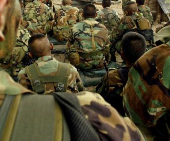 Militares investigados. / Foto: AFP.