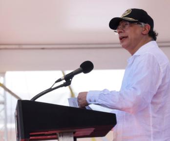 Petro sobre la incautación de cocaína. / Foto: Presidencia.