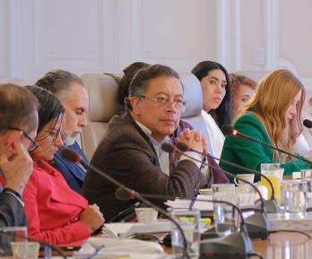 Presidente Petro anuncia cambios en su gabinete. / Foto: Presidencia.