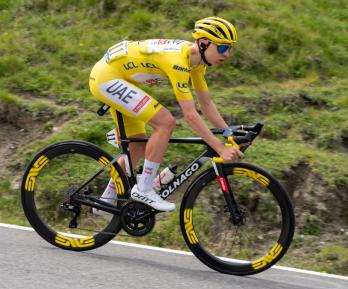 La cronoescalada del Tour de Francia fue para Tadej Pogačar