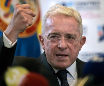 Álvaro Uribe Vélez sentencia. / Foto: AFP.