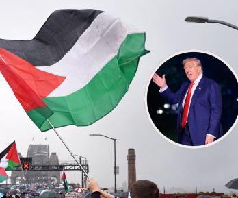 Carta a Trump para exigir fin del genocidio en Gaza. / Fotos: AFP.