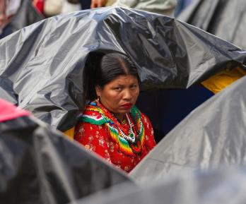 Comunidad Emberá. / Foto: AFP.