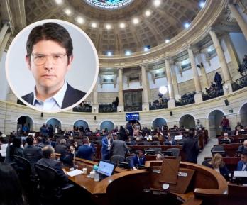Congreso y velación de Miguel Uribe. / Fotos: Senado.