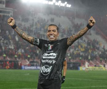 Dayro Moreno, goleador de la Sudamericana. / Foto: AFP.