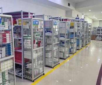 Instalaciones de gestor farmacéutico.