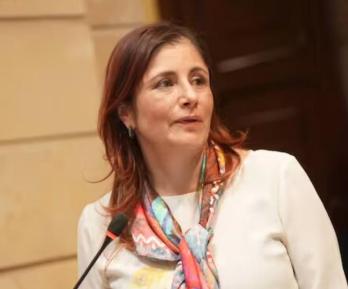 Iris Marín sobre jueza Sandra Heredia. / Foto: Radio Nacional.