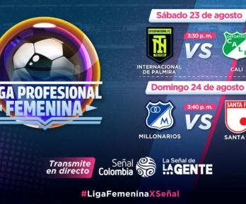 Liga femenina por Señal Colombia. / Foto: RTVC.