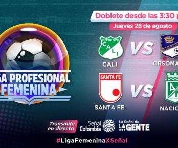 Liga femenina por Señal Colombia. / Foto: RTVC.