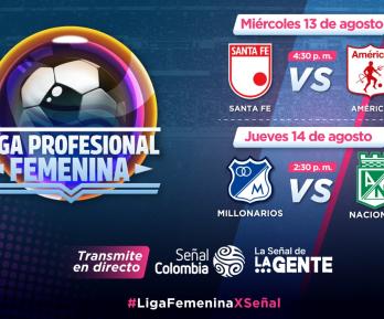 Liga femenina por Señal Colombia. / Foto: RTVC.