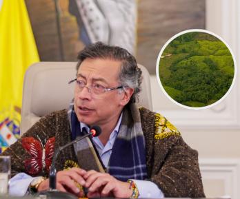 Petro sobre el aumento de cultivos de coca. / Foto: Presidencia y Unodc.