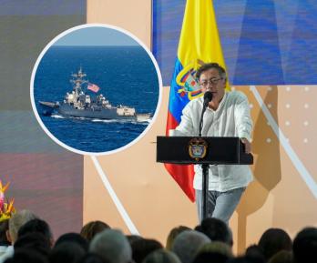 Petro sobre invasión de Estados Unidos. / Fotos: Presidencia y AFP.