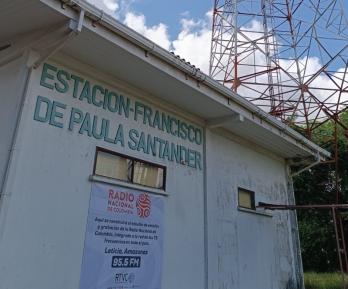 Estación de Radio Nacional en Leticia. / Foto: RTVC.