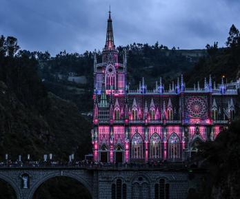 Santuario de Las Lajas. / Foto: AFP.