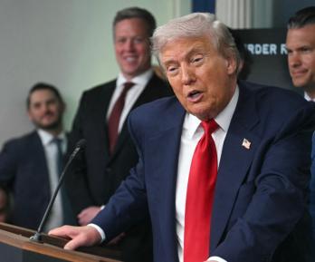 Donald Trump sobre inseguridad en Bogotá. / Foto: AFP.