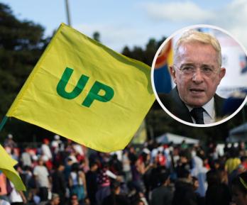 UP le responde al expresidente Uribe Vélez. / Fotos: UP y AFP.