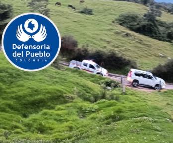 Defensoría sobre Valeria Afanador. / Foto: Alcaldía Cajicá y Defensoría.