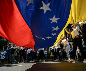 Excarcelamiento de opositores en Venezuela. / Foto: AFP.