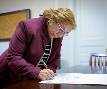 Rosa Villavicencio. / Foto: Cancillería.