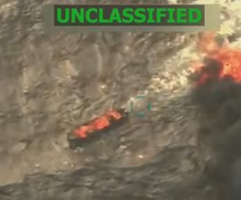 This screen grab from a video posted by US President Donald Trump on his Truth Social account on September 15, 2025, shows what President Trump says is US Military forces conducting a strike on a boat carrying alleged drug traffickers in the Caribbean Sea in the SOUTHCOM area of responsibility