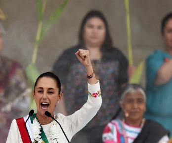 Sheinbaum cumple un año como presidenta de México con alta popularidad