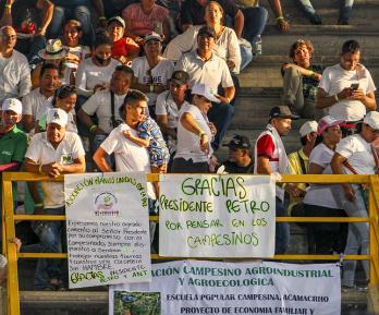 Campesinos colombianos.