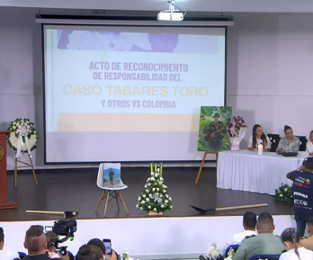 Acto de reconocimiento de responsabilidad del caso Tabares Toro