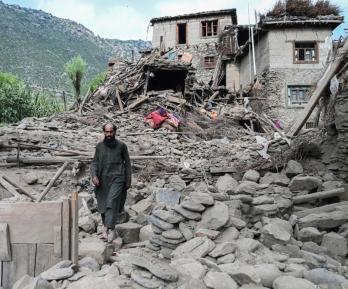Terremoto en Afganistán. / Foto: AFP.