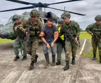 Captura de alias 'El Paisa'. / Foto: Ejército.