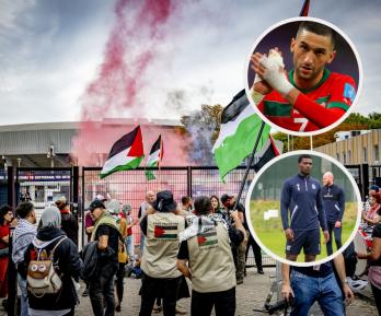 Atletas por la paz. / Fotos: AFP. 