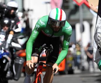 Filippo Ganna se quedó con la crono individual de La Vuelta 2025