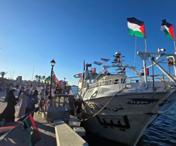 Flotilla rumbo a Gaza. / Foto: AFP.