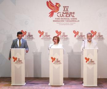 Foro de Migración en La Guajira. / Foto: Cancillería.