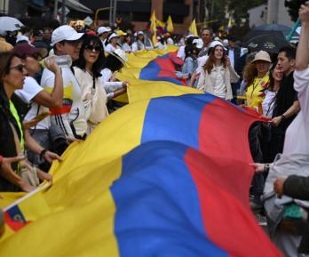 Informe de derechos humanos en Colombia. / Foto: AFP.