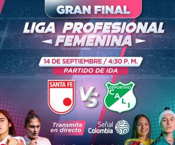 Final de la Liga Femenina. / Foto: RTVC.