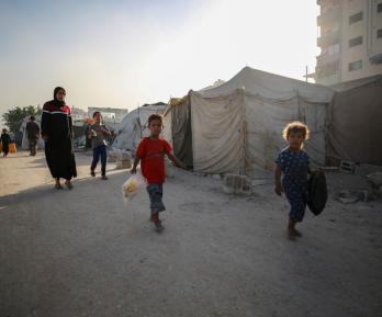 Niños en Gaza. / Foto: AFP.