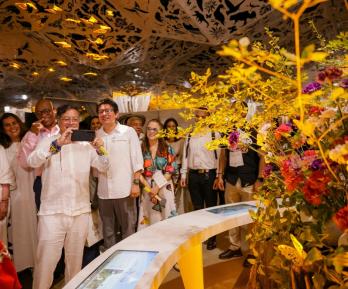 Pabellón Colombia en Osaka es todo un éxito. / Foto: Presidencia.