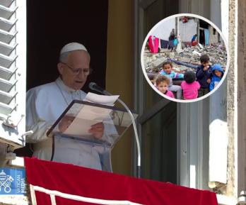 Papa León XVI sobre Gaza. / Fotos: Vatican News y AFP.