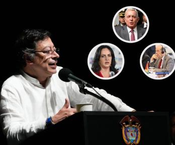 Presidente denuncia presunto complot. / Fotos: Presidencia y AFP.