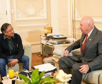 Reunión del presidente Petro con John McNamara