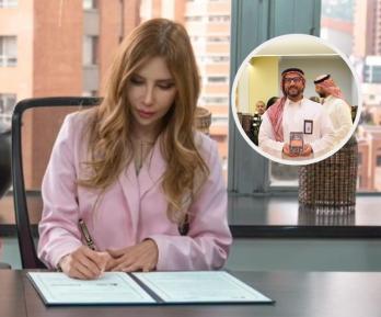 Acuerdo de Colombia y Arabia. / Fotos: MinComercio y Presidencia.