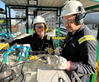 Ecopetrol culmina con éxito prueba para transformar CO2 en bicarbonato industrial en Cartagena 