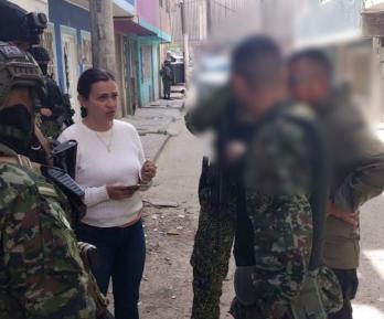 Fiscalía envía a la cárcel a policía falsa. / Foto: Fiscalía.