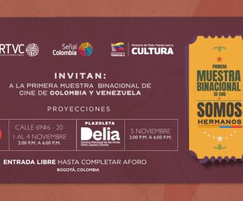 Muestra cine binacional Colombia-Venezuela.